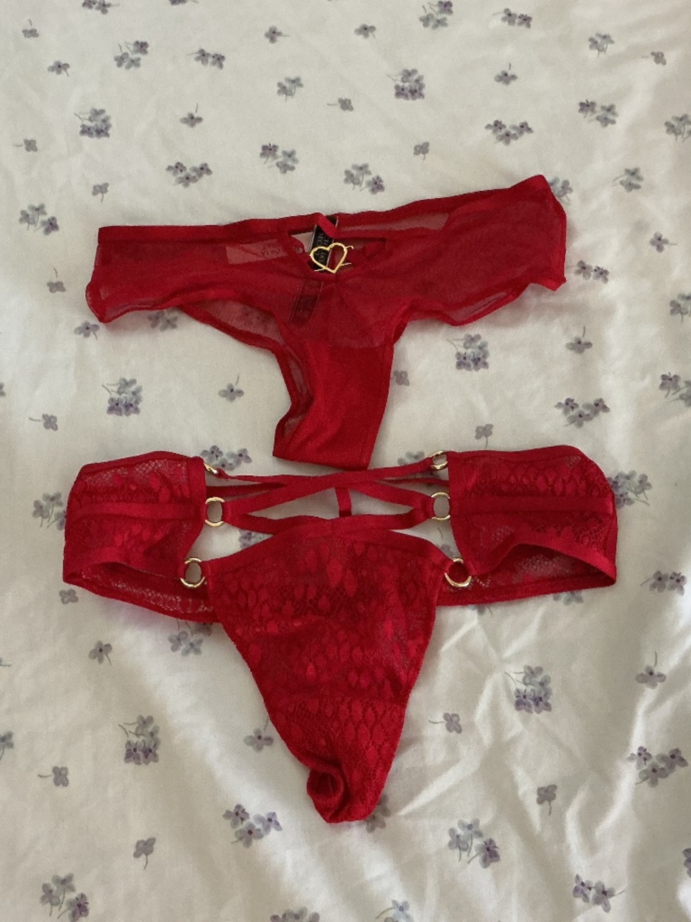 Victoria’s Secret Lot of 2 Sexy Red Panties